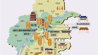 南京景点分布地图_南京景点分布地图高清